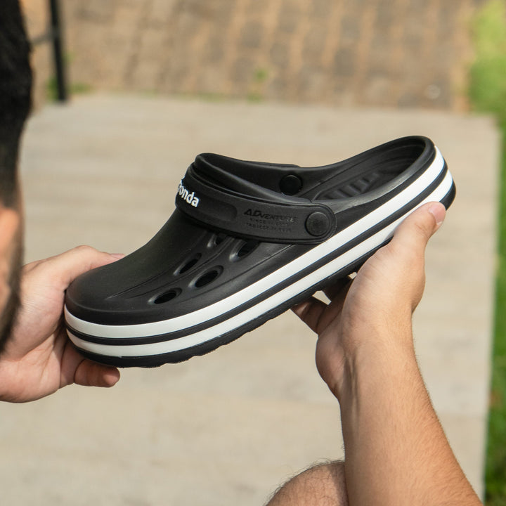 Zueco Clog Star Hombre Negra Boaonda