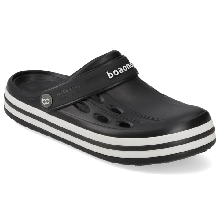 Zueco Clog Star Hombre Negra Boaonda