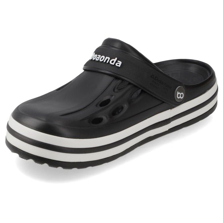 Zueco Clog Star Hombre Negra Boaonda