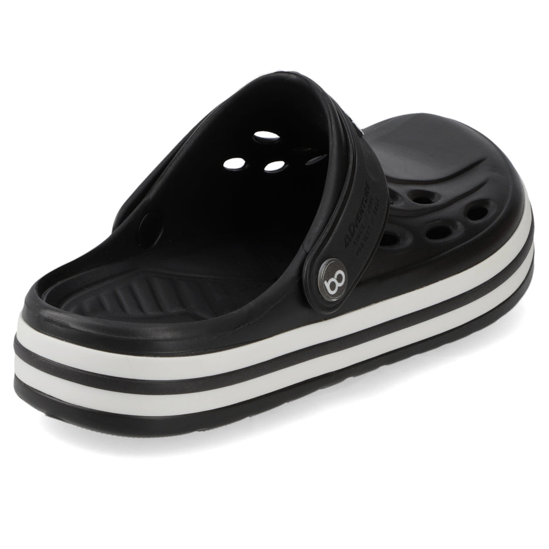 Zueco Clog Star Hombre Negra Boaonda