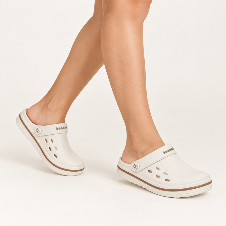 Sandalia Star Off White/ Caramelo