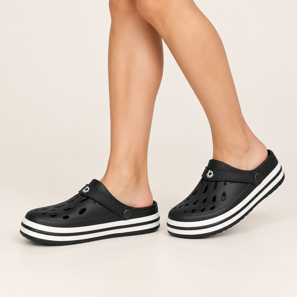 Clog Star Negra