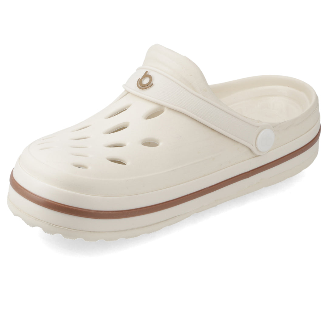 Sandalia Star Off White/ Caramelo