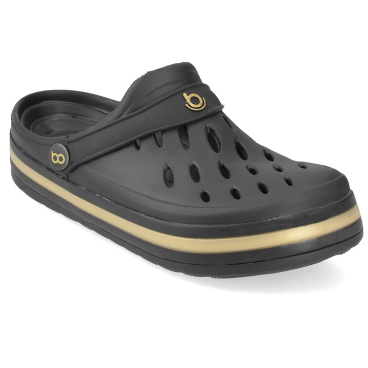 Sandalia Star Negro/ Dorado