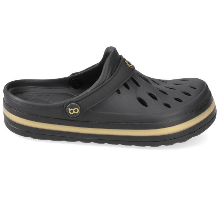 Sandalia Star Negro/ Dorado