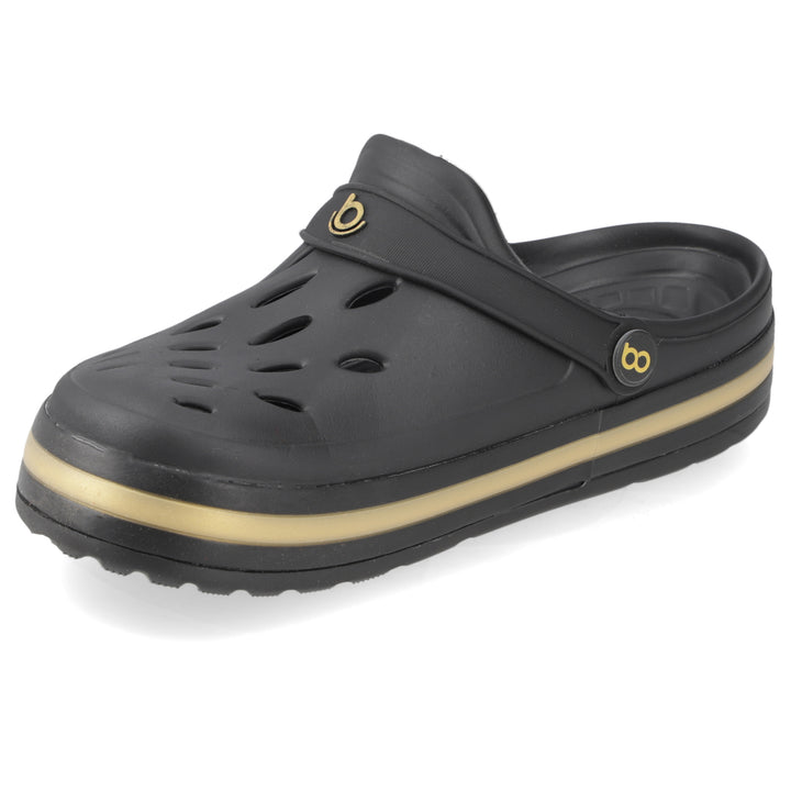 Sandalia Star Negro/ Dorado