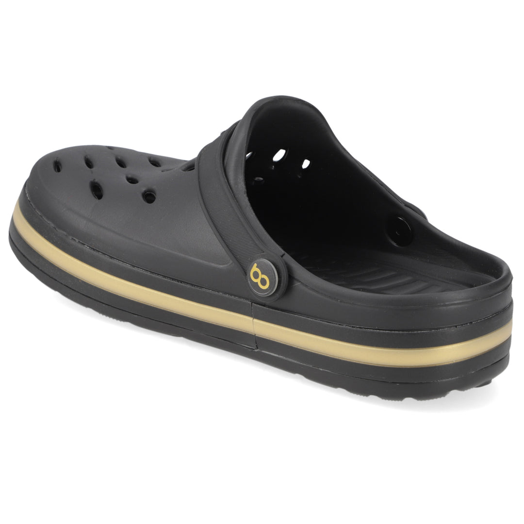 Sandalia Star Negro/ Dorado