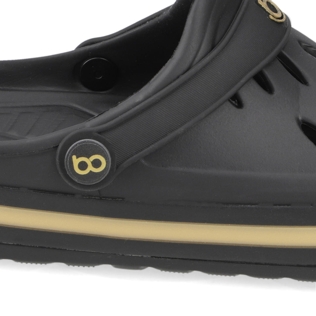Sandalia Star Negro/ Dorado