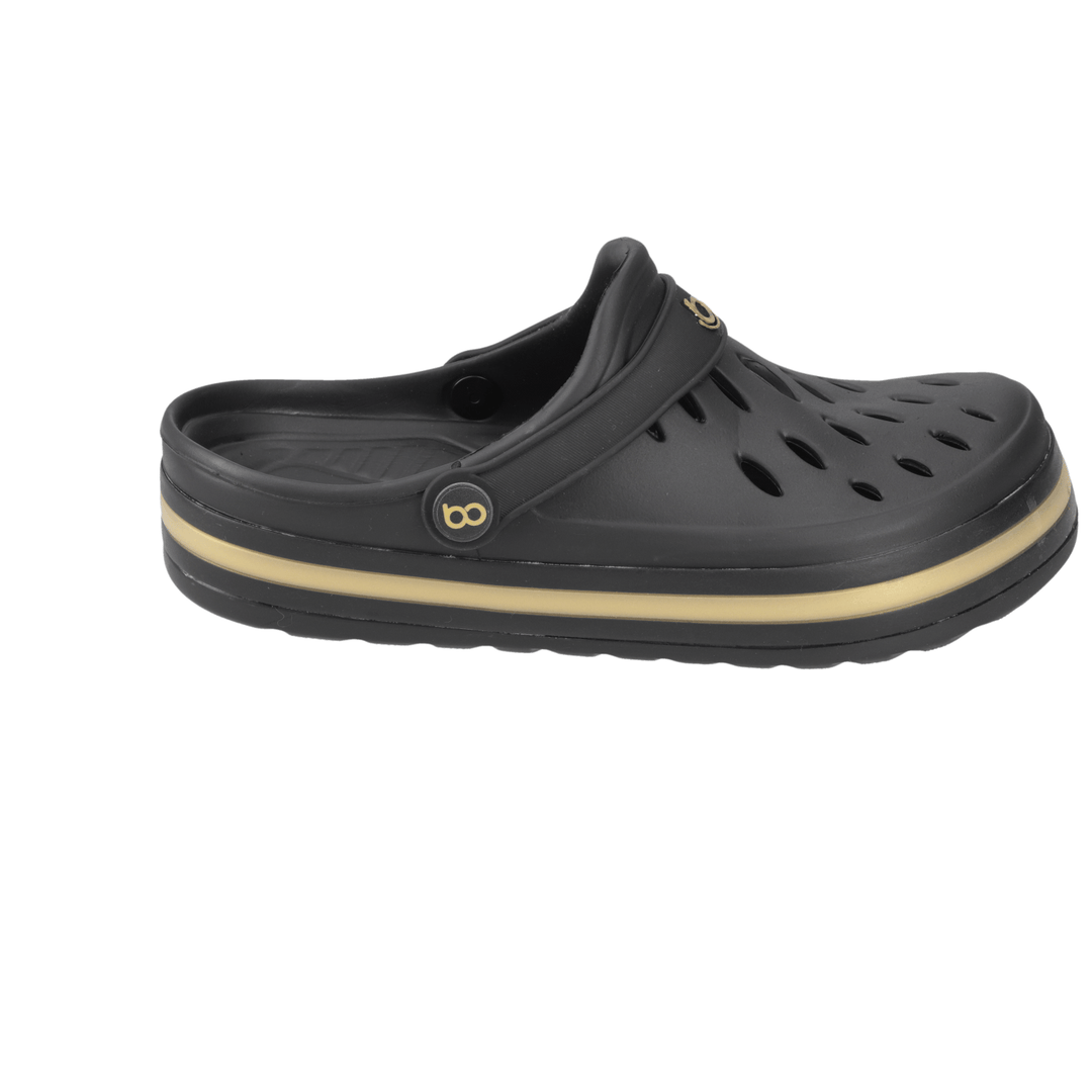 Sandalia Star Negro/ Dorado