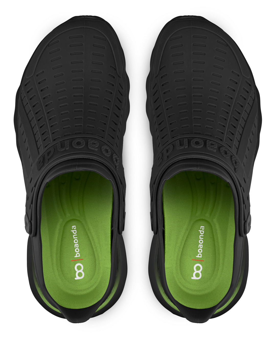 Sandalia Flow Negro/ Negro - vista superior