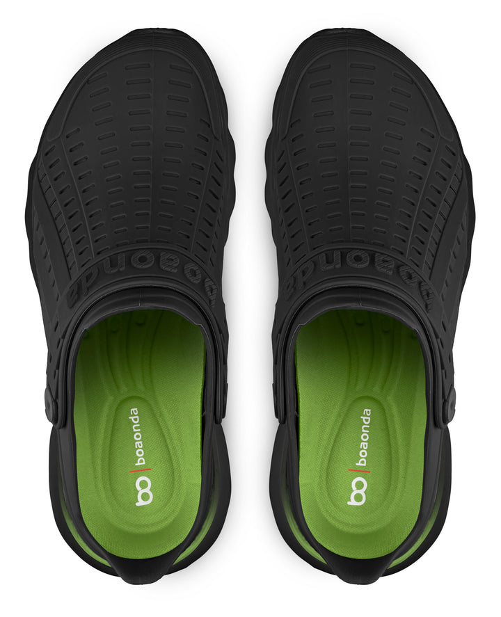 Sandalia Flow Negro/ Negro - vista superior
