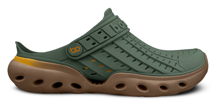 Sandalia Flow Selva/ Crepe - vista lateral