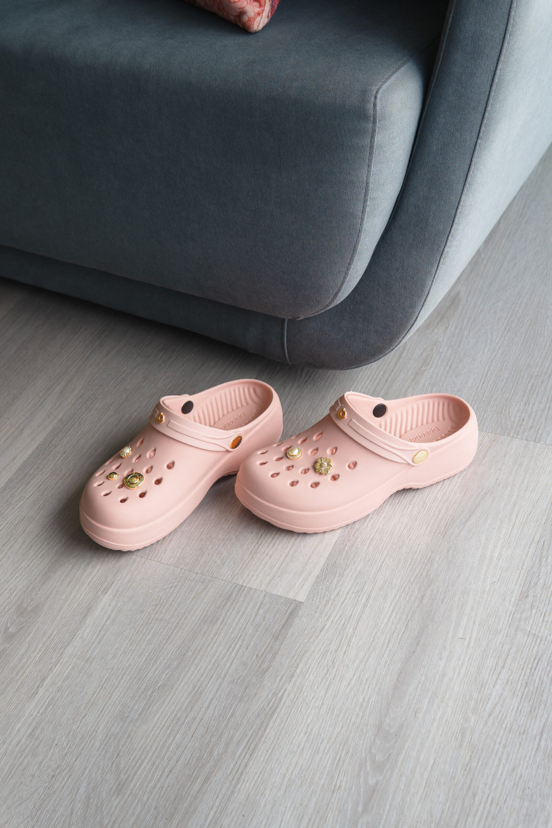 Sandalia Bella Rose Nude/ Dorado - vista 3
