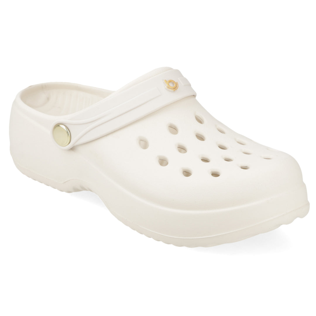 Sandalia Bella Off White/ Dorado