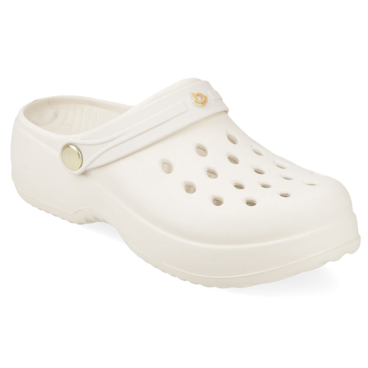 Sandalia Bella Off White/ Dorado