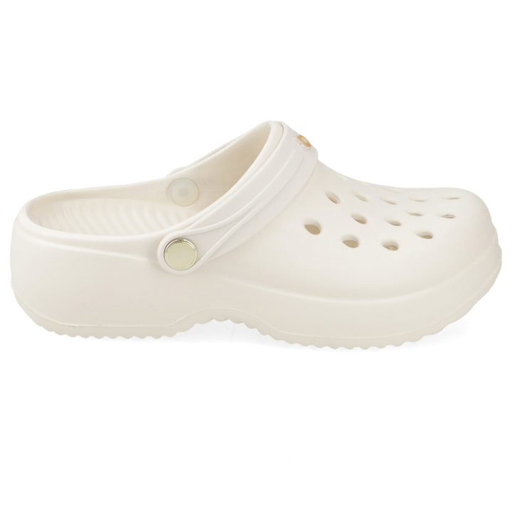 Sandalia Bella Off White/ Dorado