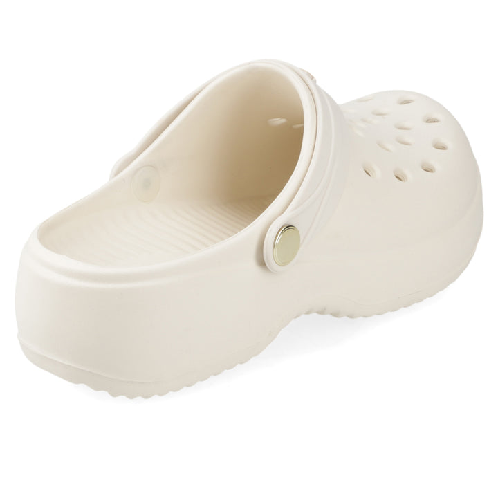 Sandalia Bella Off White/ Dorado