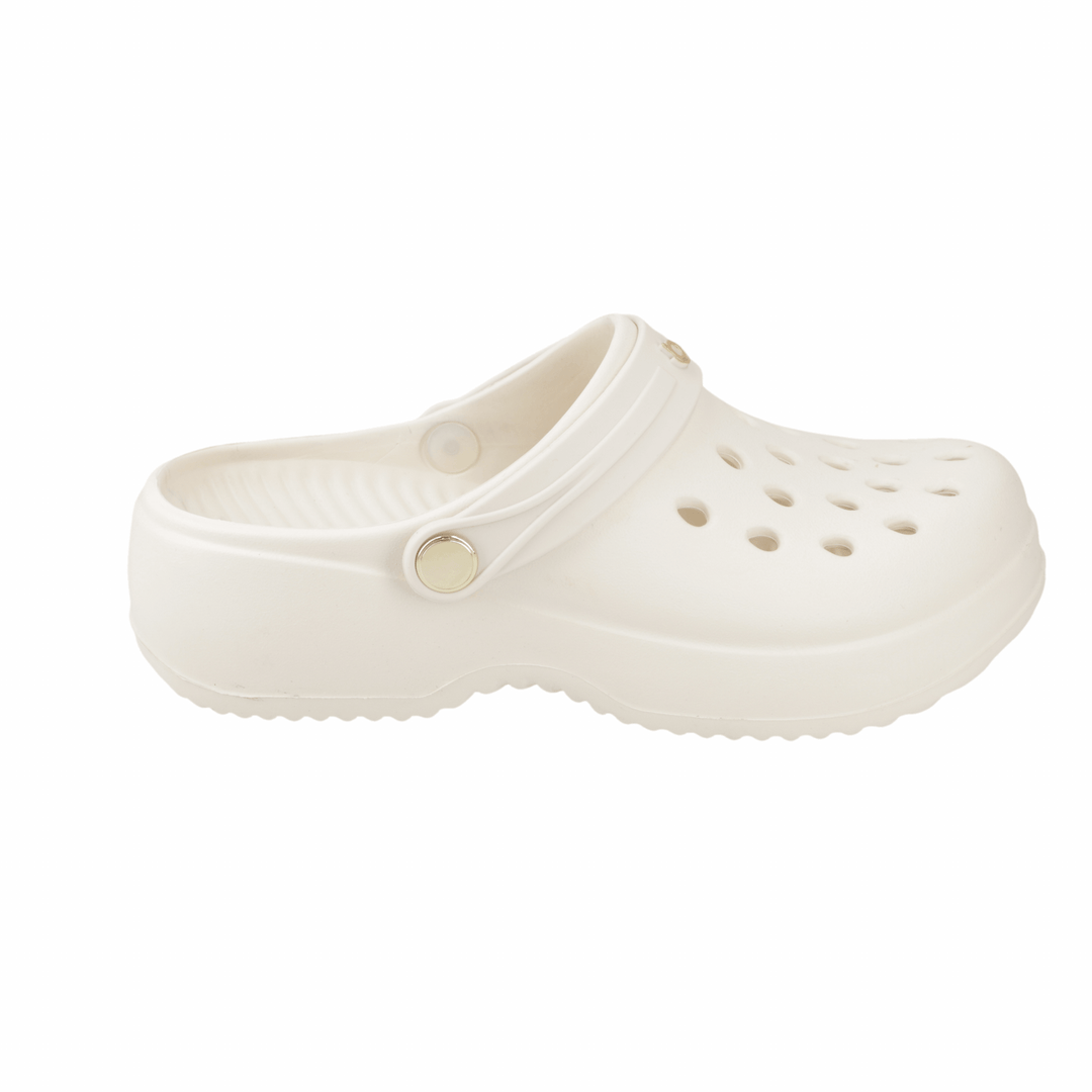 Sandalia Bella Off White/ Dorado