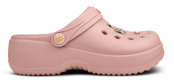 Sandalia Bella Rose Nude/ Dorado - vista lateral