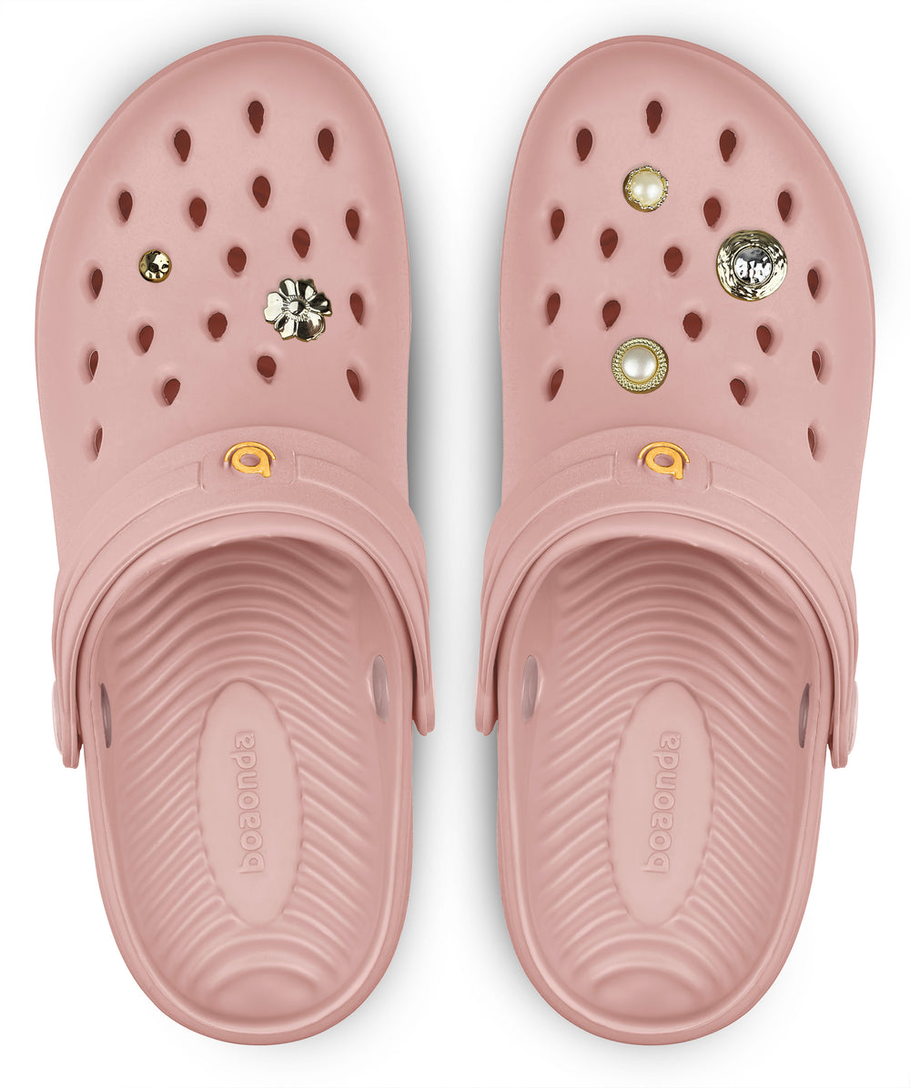 Sandalia Bella Rose Nude/ Dorado - vista superior