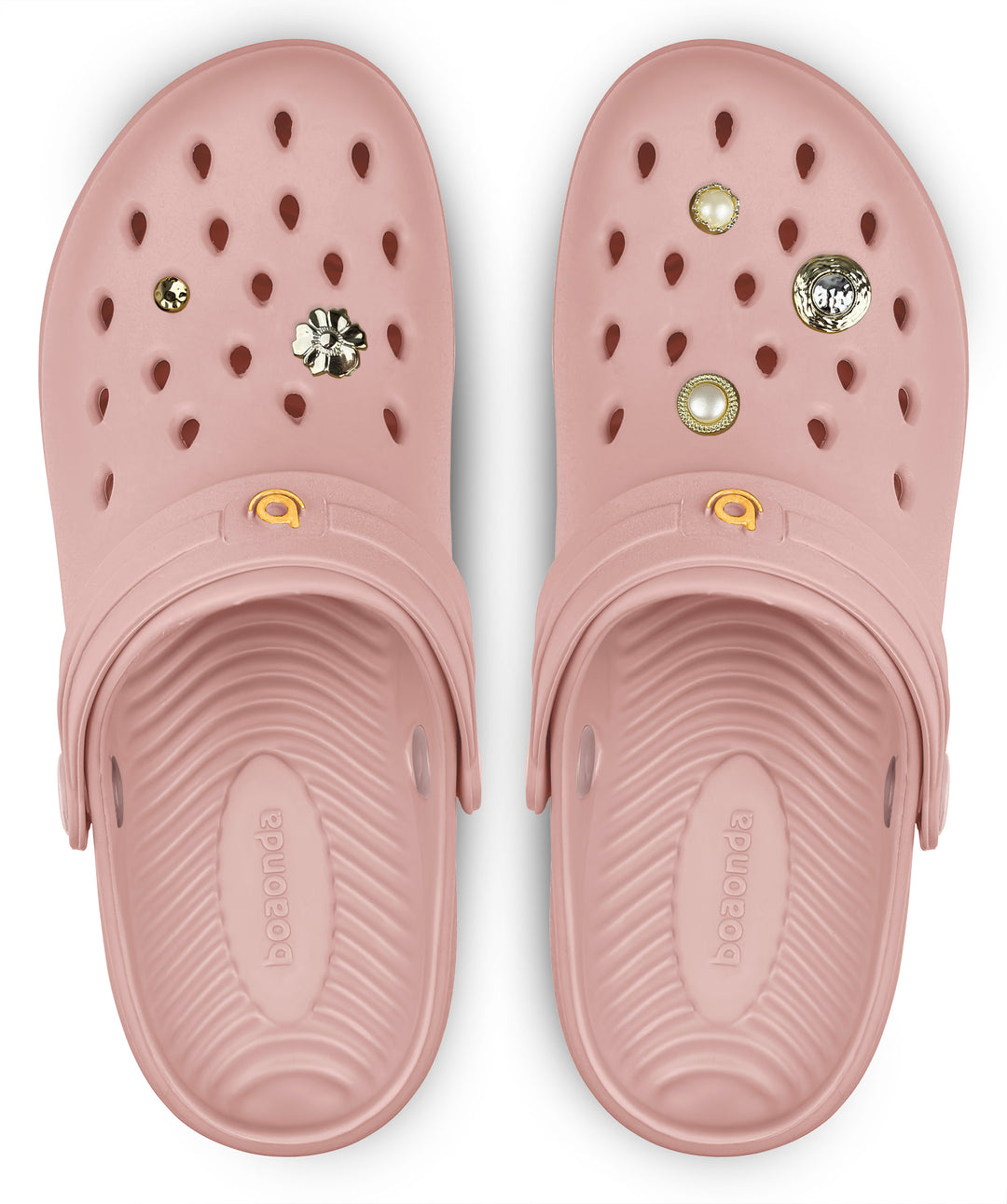 Sandalia Bella Rose Nude/ Dorado - vista superior