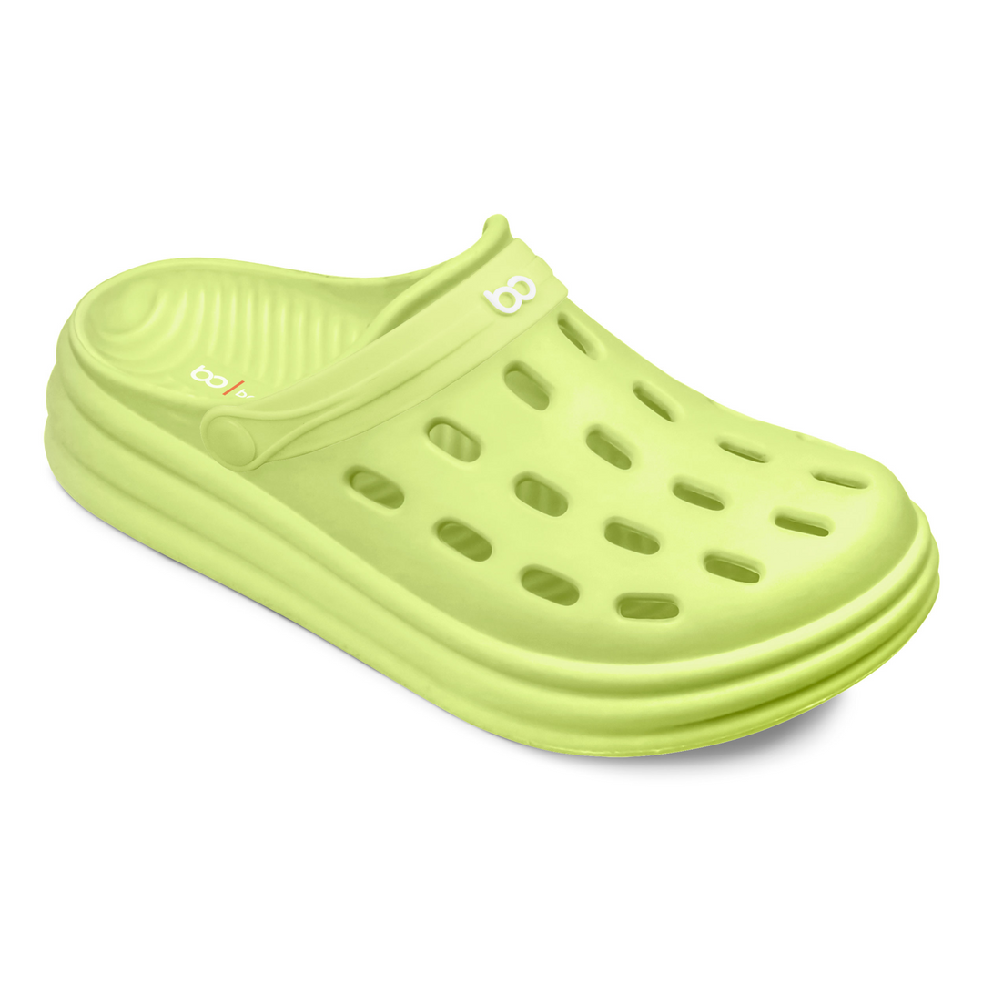 Clog Mujer Verde 35 / Amarillo